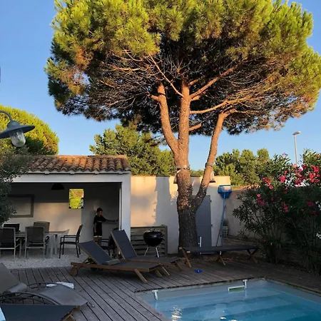 ღ Plein Soleil En Re Spacieuse Avec Piscine & Wifi * Le Bois-Plage-en-Ré
