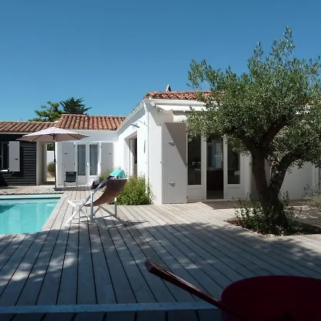 ღ Plein Soleil En Re Spacieuse Avec Piscine & Wifi Prázdninový dům Le Bois-Plage-en-Ré