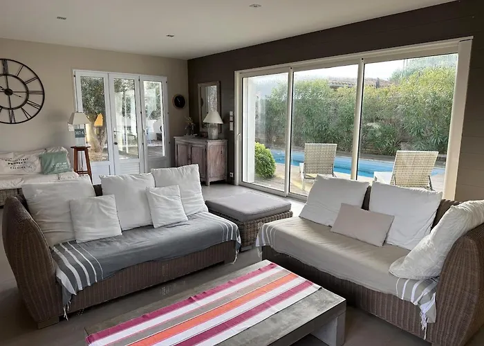 ღ Plein Soleil En Ré Villa Spacieuse avec Piscine&Wifi Сasa de vacaciones Le Bois-Plage-en-Ré